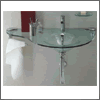 Glass Sinks, Glass Basins, Glass Washbasins, Small Basins