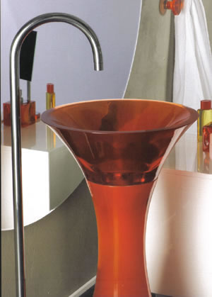 Regia Calice Freestanding Glass Sinks