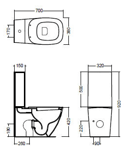 Hidra Dial Bathroom Toilets