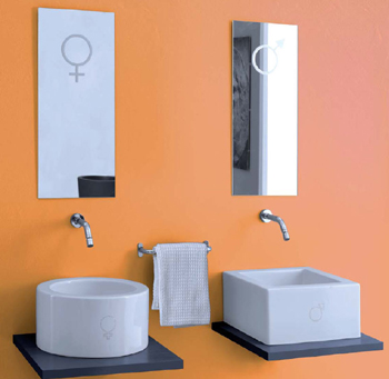 Vitruvit Lui & Lei Countertop Bathroom Basins
